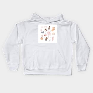 Self care print Kids Hoodie